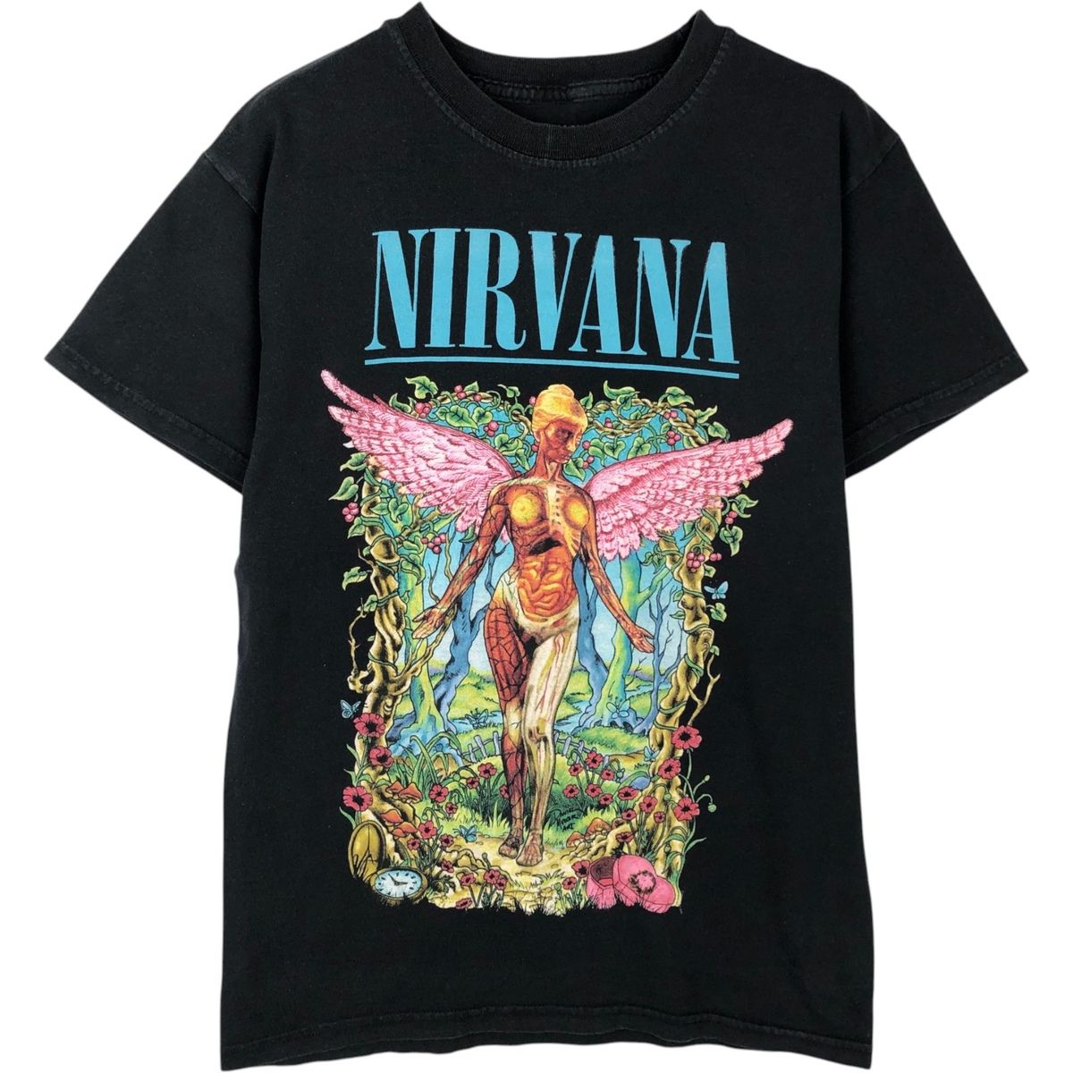 古着 NIRVANA ニルヴァーナ バンドTシャツ バンT メンズS相当/eaa647097