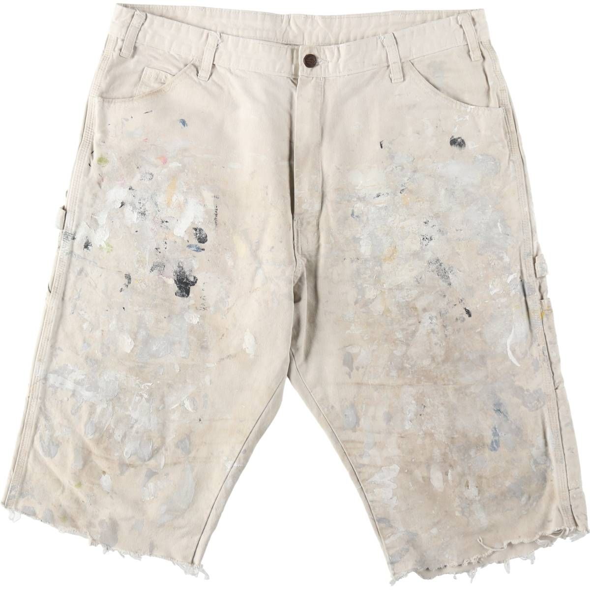 古着 ディッキーズ Dickies SHERWIN WILLIAMS ペイント ペインターショーツ ショートパンツ メンズw37相当/eaa618879