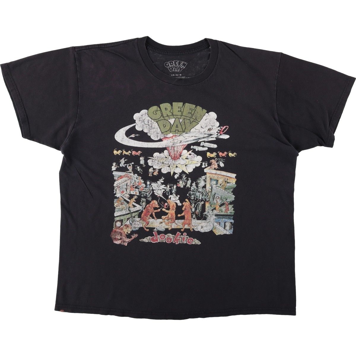 古着 Green Day グリーンデイ バンドTシャツ バンT メンズL相当/eaa647117
