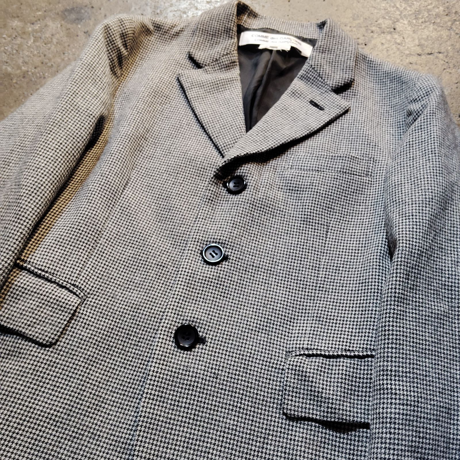 COMME des GARCONS COMME des GARCONS 20aw 千鳥格子 3Bジャケット 