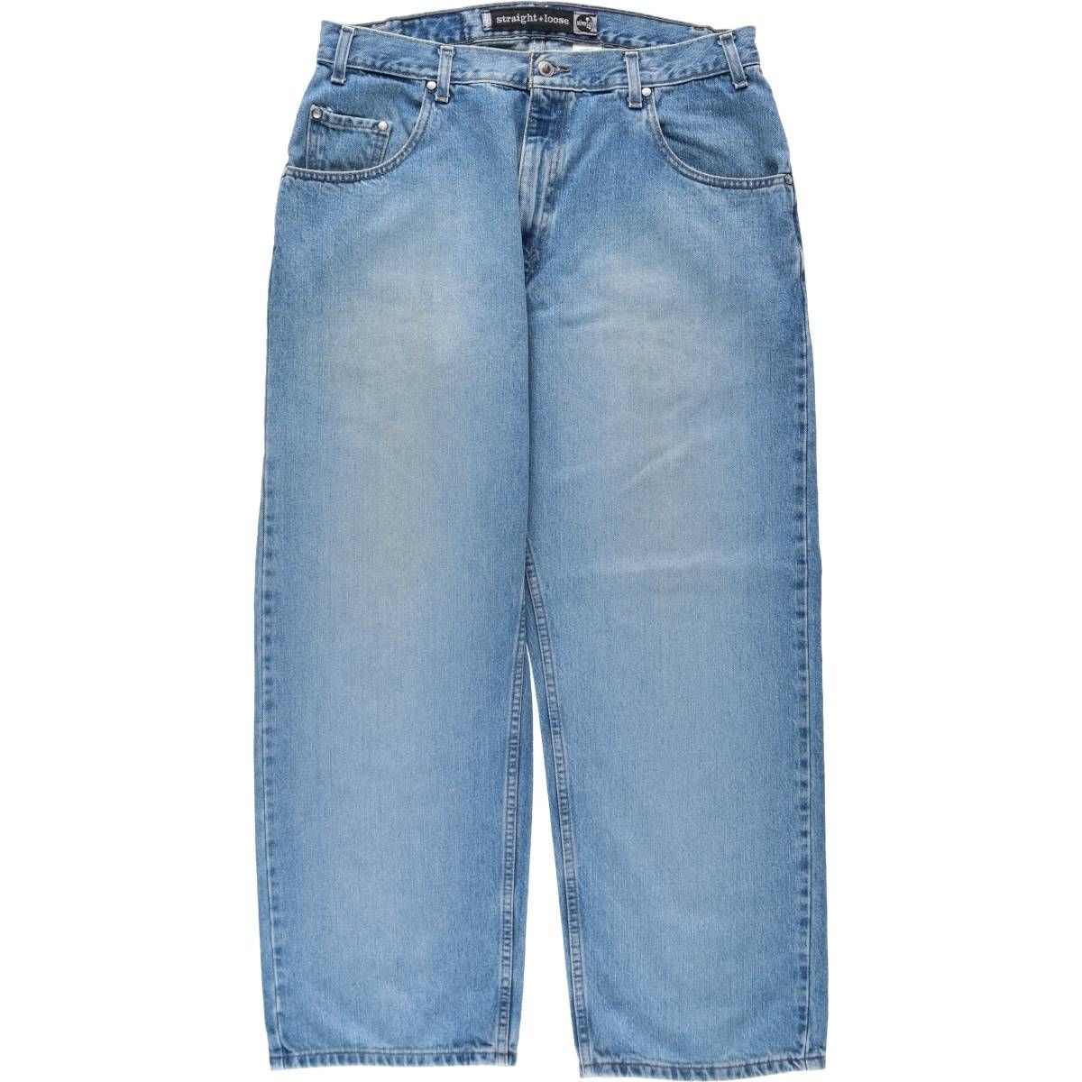 古着 90年代 リーバイス Levi's SILVER TAB シルバータブ STRAIGHT+LOOSE ストレートルーズ テーパードデニムパンツ/rab182061