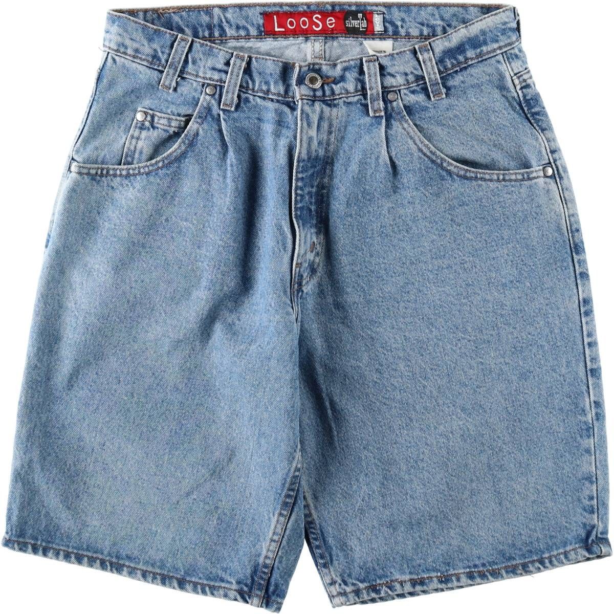 古着 リーバイス Levi's SILVER TAB シルバータブ LOOSE ルーズ デニムショーツ ハーフパンツ ジョーツ メンズw34相当/eaa647983