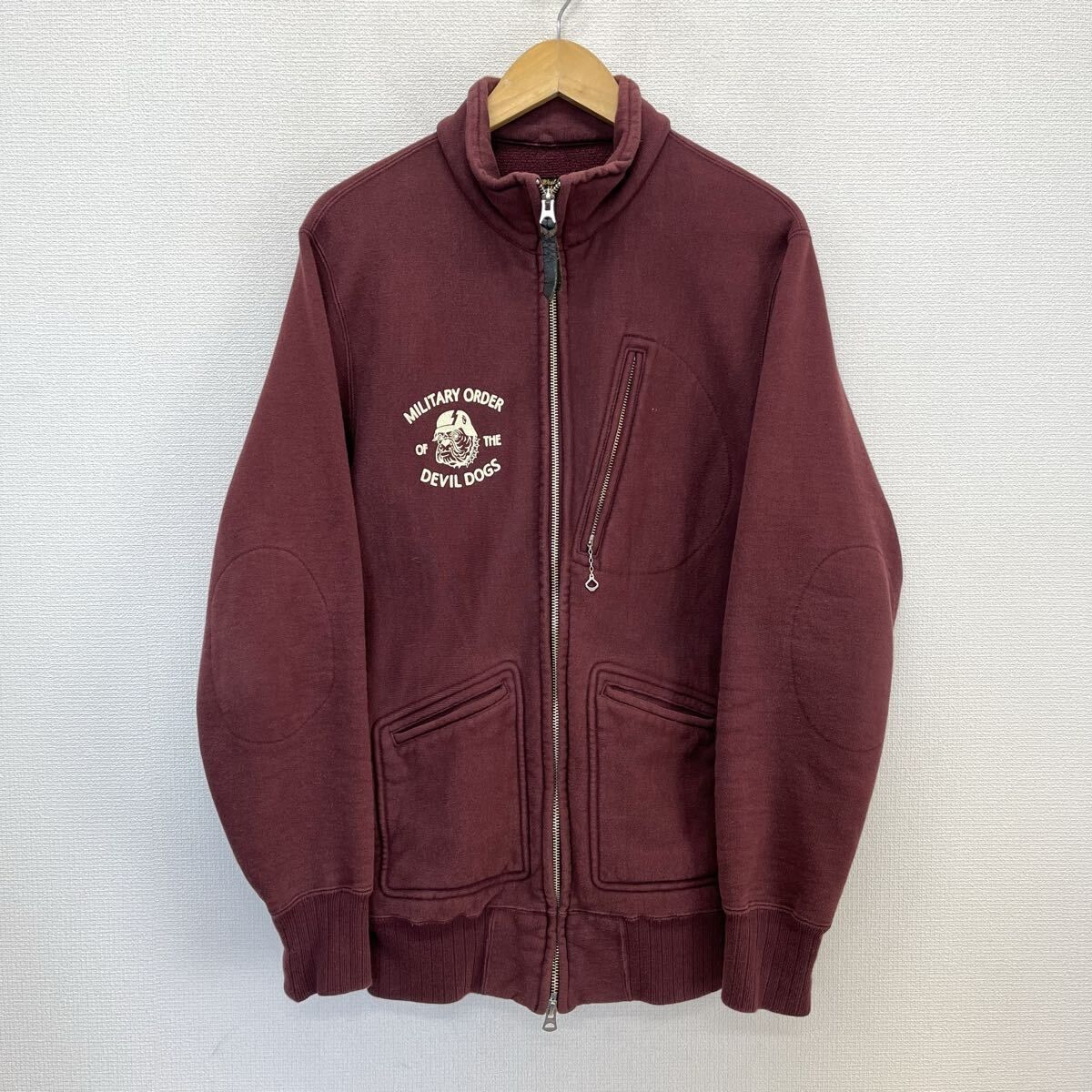 WESTRIDE ウエストライド HEAVY WEIGHT FULL ZIP STAND スタンドカラージップスウェット フルジップ ジャケットプリント 40 10133762