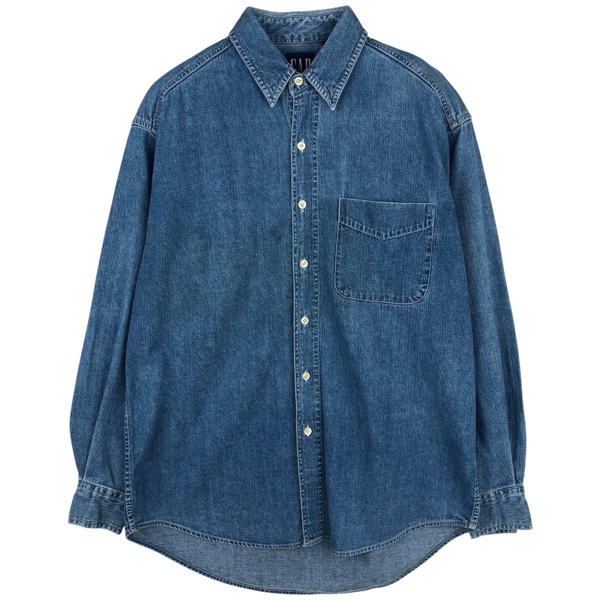 古着 90年代 ギャップ GAP オールドギャップ 長袖 デニムシャツ メンズM相当 ヴィンテージ/eaa646650 7,095円