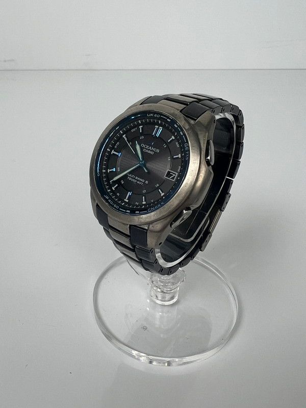 【現状渡し品】 CASIO カシオ OCEANUS CLASSIC LINE OCW-T100 オシアナス クラシックライン 電波ソーラー 腕時計 【197-260612-kk-07-hon】