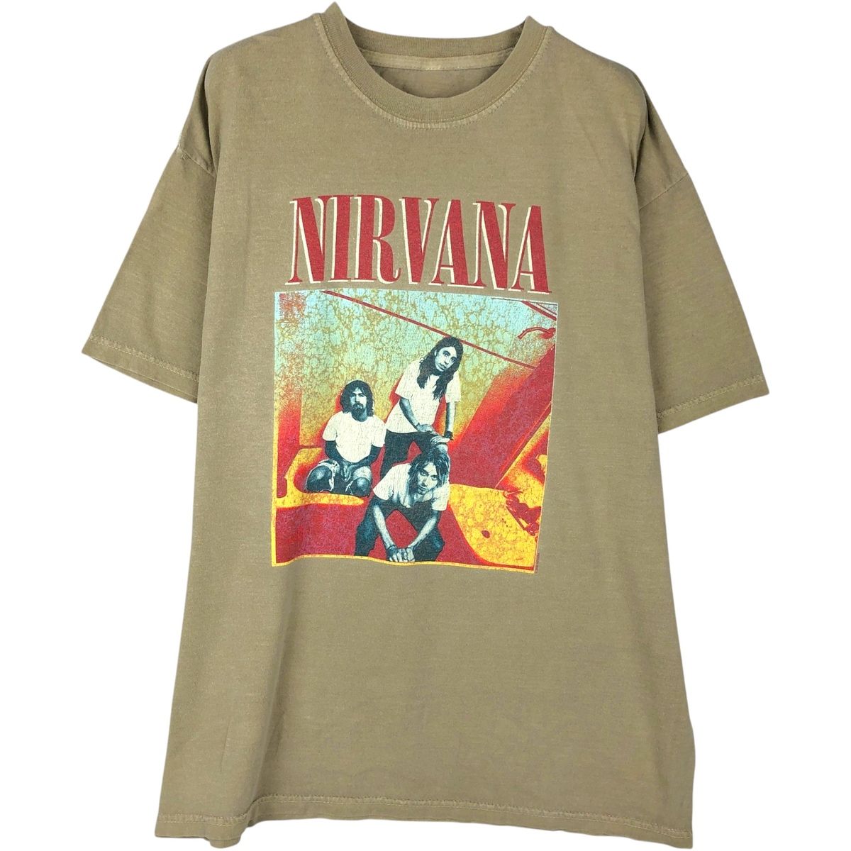 古着 NIRVANA ニルヴァーナ バンドTシャツ バンT メンズL相当/eaa618368