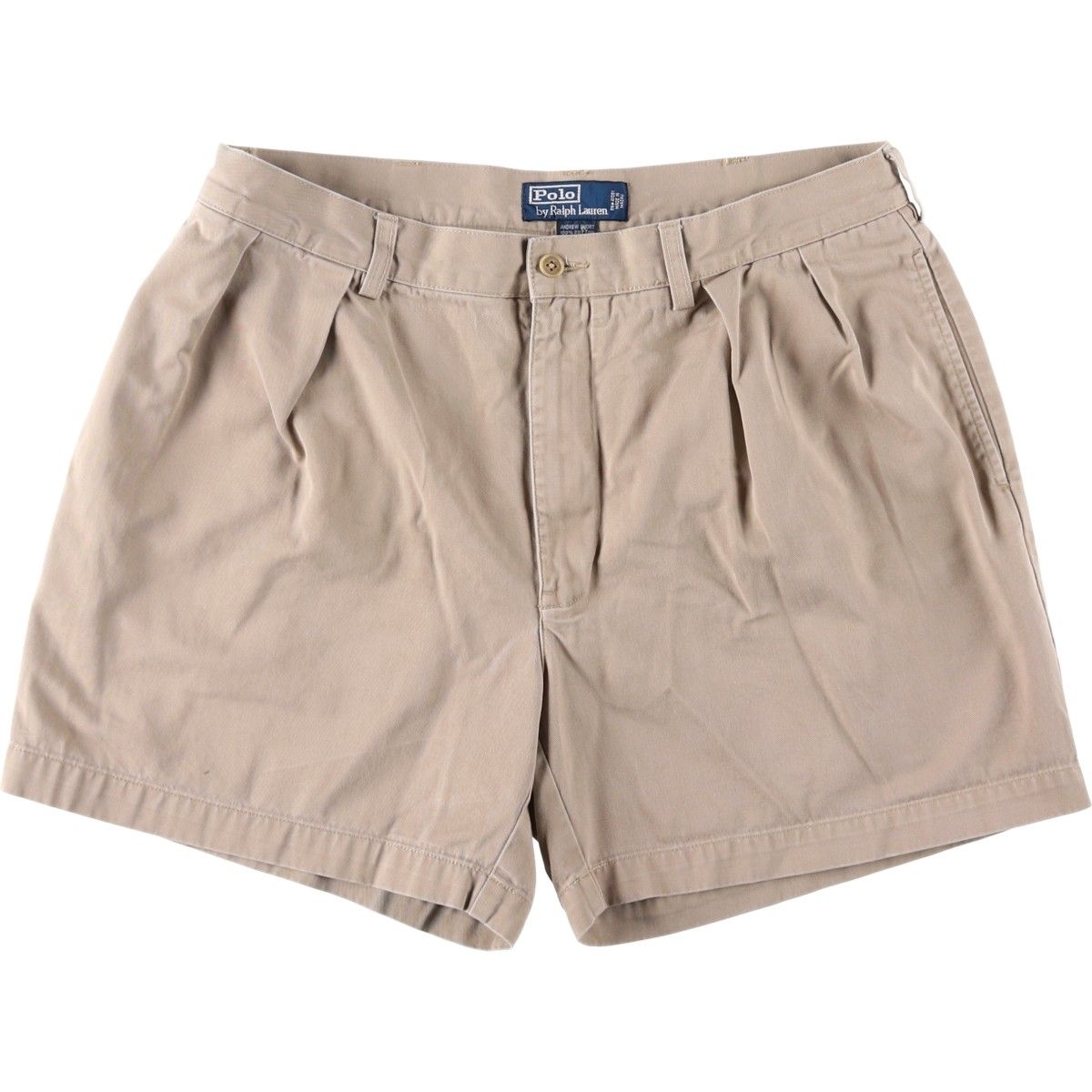 古着 ラルフローレン Ralph Lauren POLO by Ralph Lauren ANDREW SHORT ツータック チノショーツ ショートパンツ メンズw36相当/eaa647354