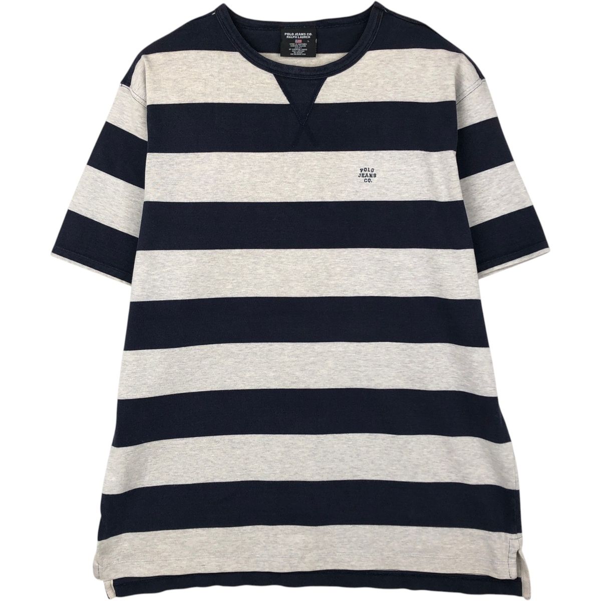 古着 ラルフローレン Ralph Lauren POLO JEANS COMPANY 半袖 ボーダーTシャツ メンズL相当/eaa621677