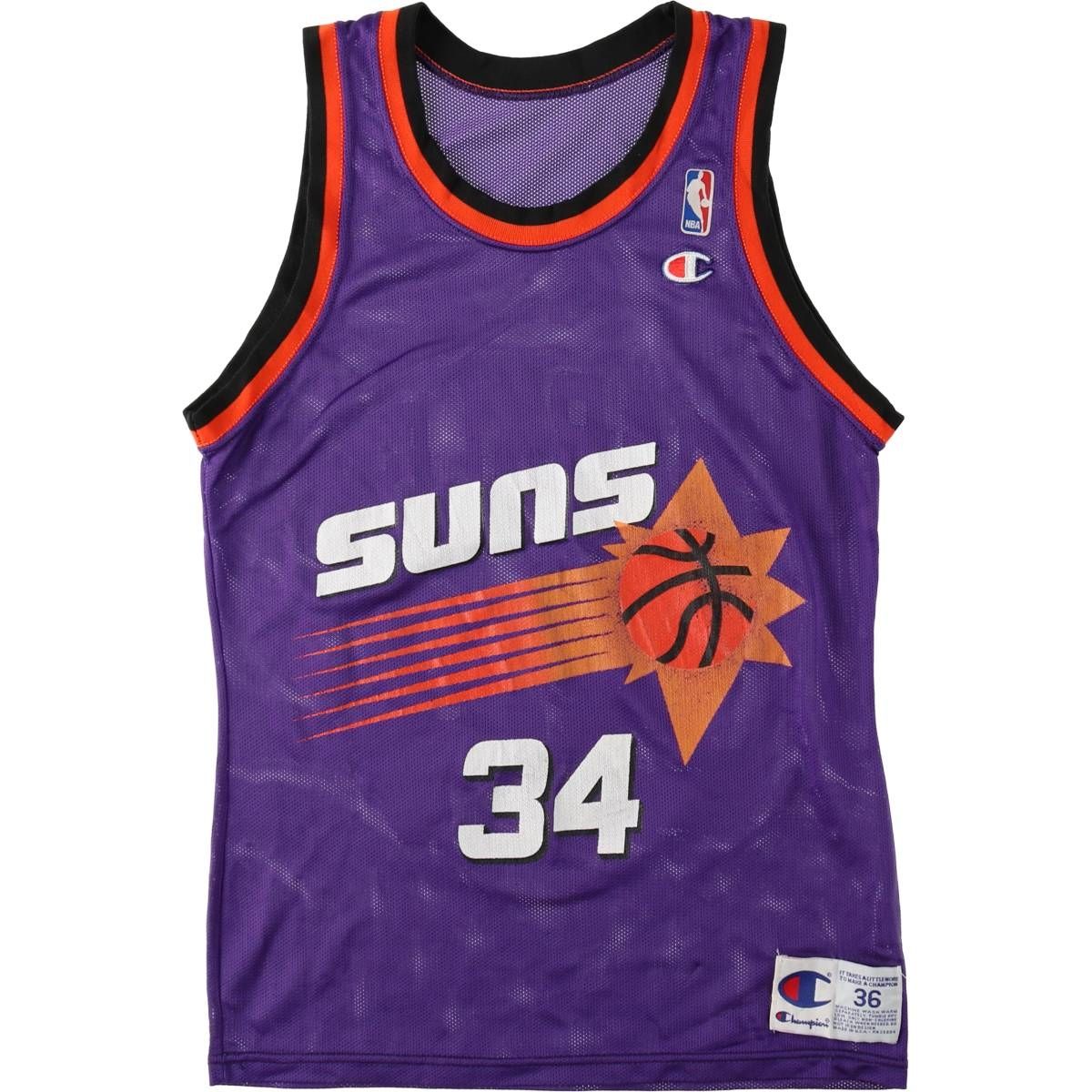 古着 90年代 チャンピオン Champion NBA PHOENIX SUNS フェニックスサンズ メッシュ ゲームシャツ レプリカユニフォーム USA製/eaa645298