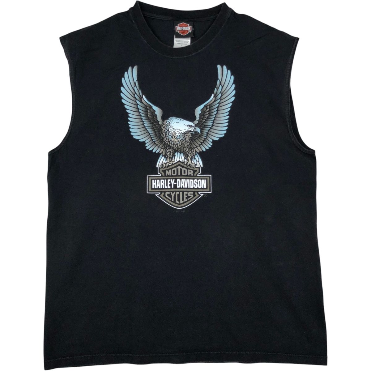 古着 00年代 ハーレーダビッドソン Harley-Davidson 鷲柄 イーグル柄 タンクトップ USA製 メンズL相当/eaa621568