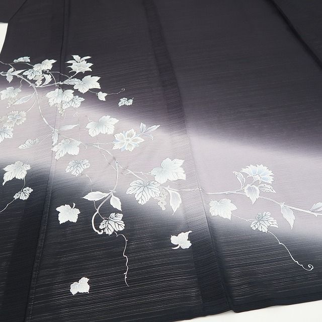 【新品・夏訪問着】変則絽 お仕立て上がり品 葡萄 夏着物 仕付け糸付 トールサイズ tomihisa“人の心に打ち薫り夏の記憶にその身を標す”8767