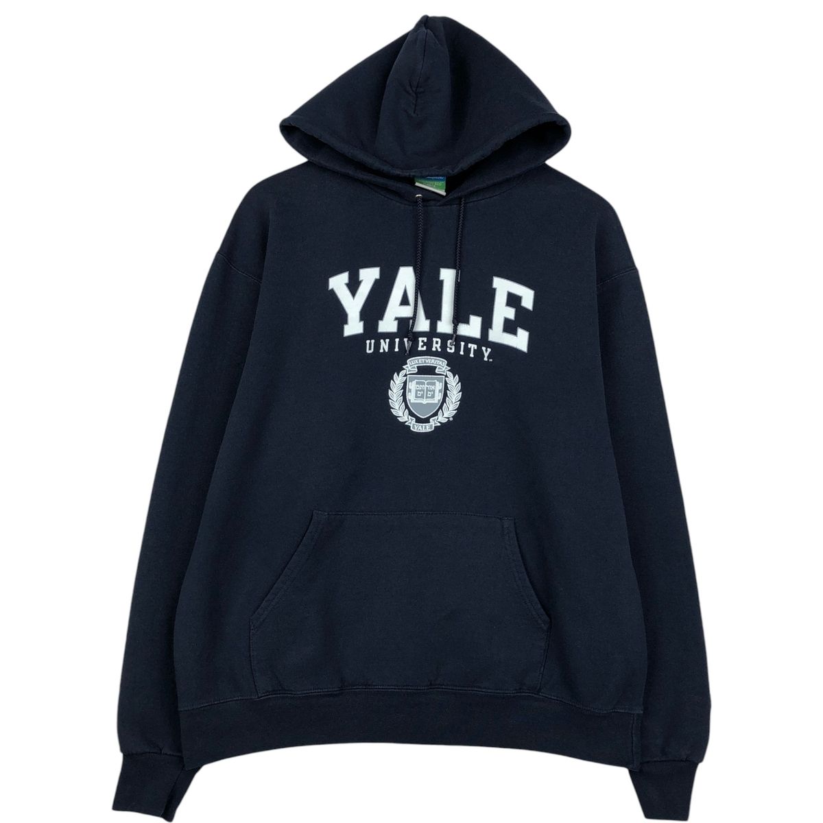 古着 チャンピオン Champion ECO FLEECE YALE イエール大学 カレッジ スウェットプルオーバーパーカー メンズL相当/eaa645528