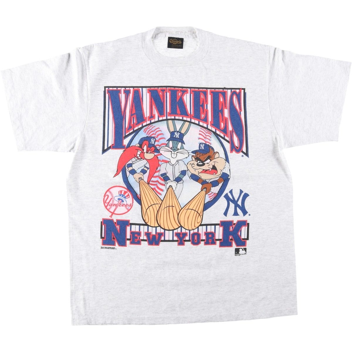 古着 90年代 CHANGES LOONEY TUNES ルーニーテューンズ MLB NEW YORK YANKEES ニューヨークヤンキース/eaa645592