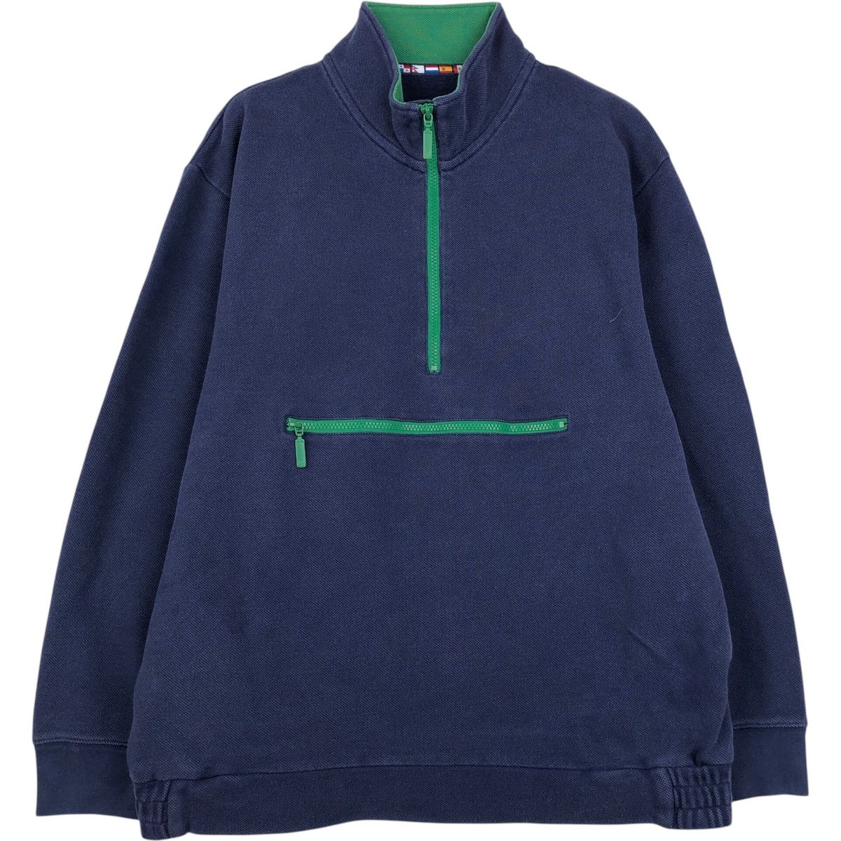 古着 00年代 オービス ORVIS ハーフジップスウェットシャツ トレーナー メンズL相当/eaa647581