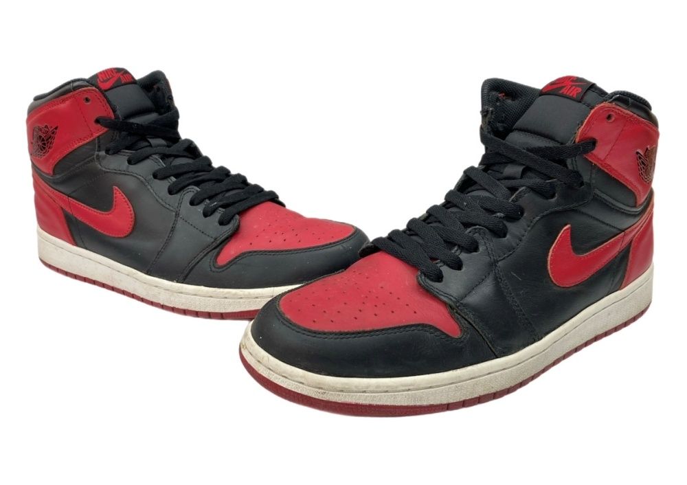 ナイキ NIKE 13年製 AIR JORDAN 1 RETRO HIGH OG BRED エア ジョーダン レトロ ブレッド AJ1 バスケ ハイカット シューズ 赤 黒 555088-023 メンズ靴 スニーカー レッド 29.5cm 104S-1312