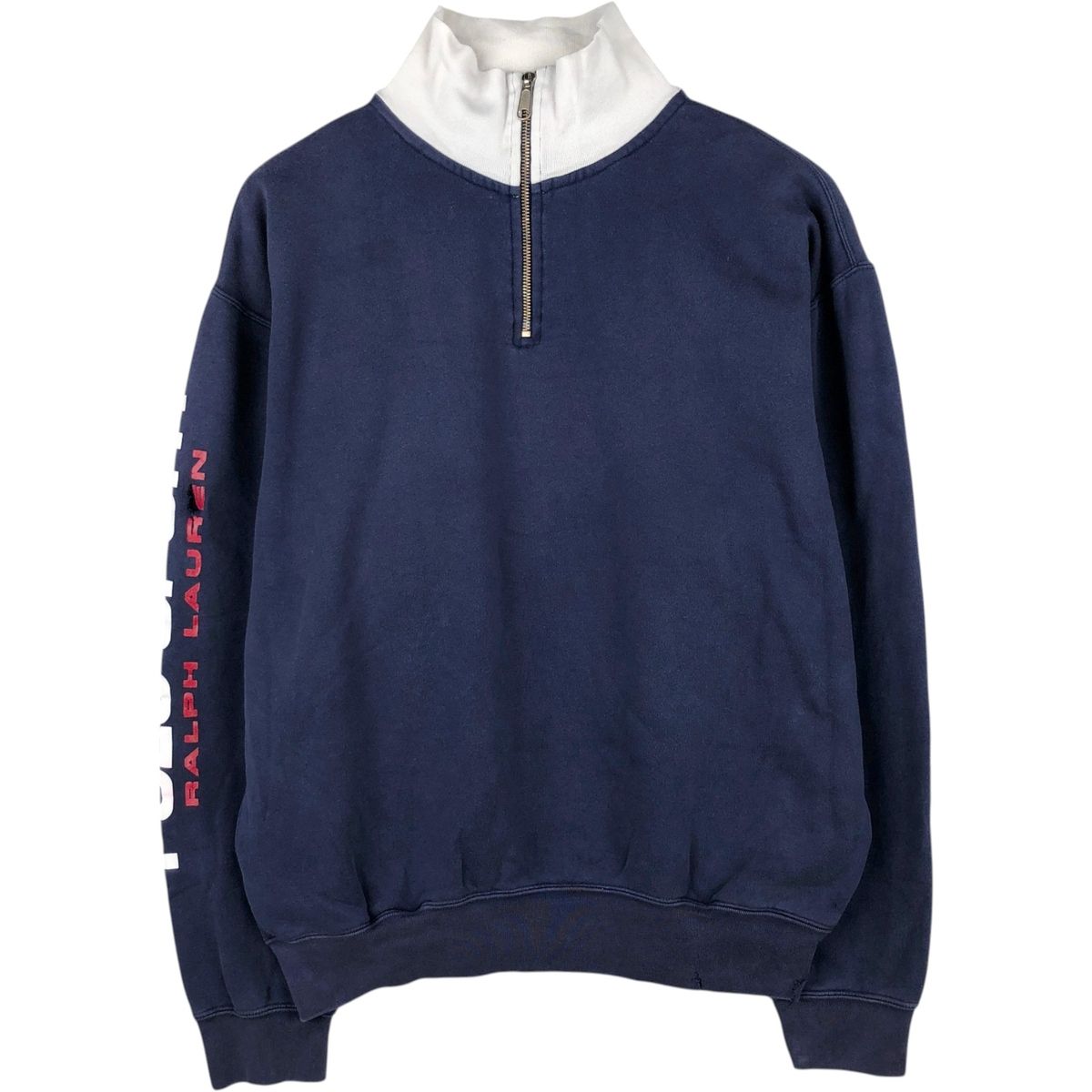 古着 ラルフローレン Ralph Lauren POLO SPORT ポロスポーツ ハーフジップスウェットシャツ トレーナー メンズM相当/eaa647598