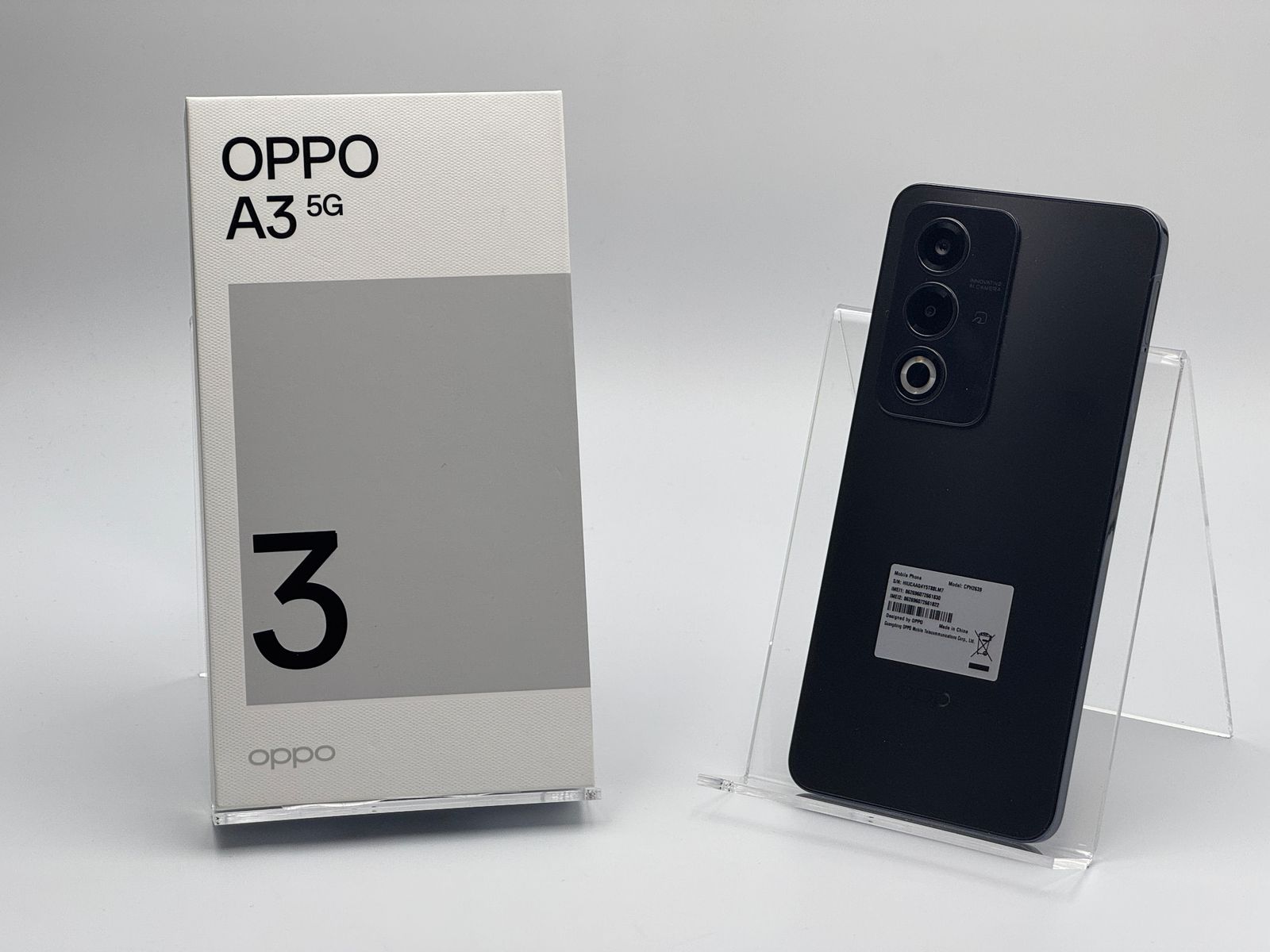 OPPO A3 5Gブラック 本体 箱付き 中古A】OPPO A3 5G 128GB ブラック SIMフリー - メルカリ
