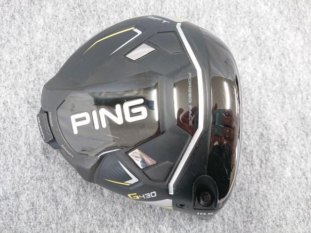【概ね美品】PING G430 SFT ドライバー 10.5度　ヘッド単品 中古】 美品！ ピン G430 SFT 10.5° ドライバー ヘッドのみ ヘッド単品
