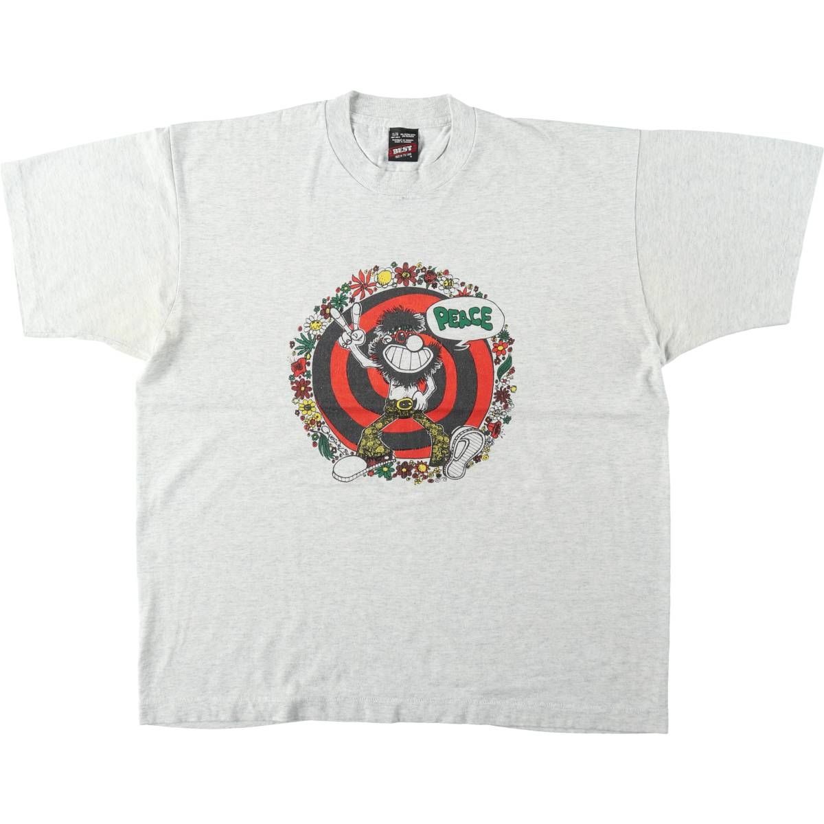 古着 90年代 フルーツオブザルーム FRUIT OF THE LOOM BEST プリントTシャツ カナダ製 メンズXL相当 ヴィンテージ/eaa644558