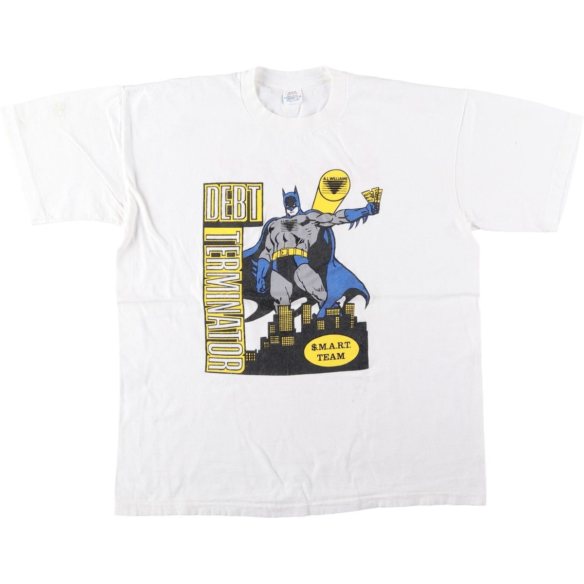 古着 ~90年代 BELTON BATMAN バットマン A.L.Williams A.L.ウィリアムズ キャラクタープリントTシャツ USA製 メンズXL相当/eaa645586
