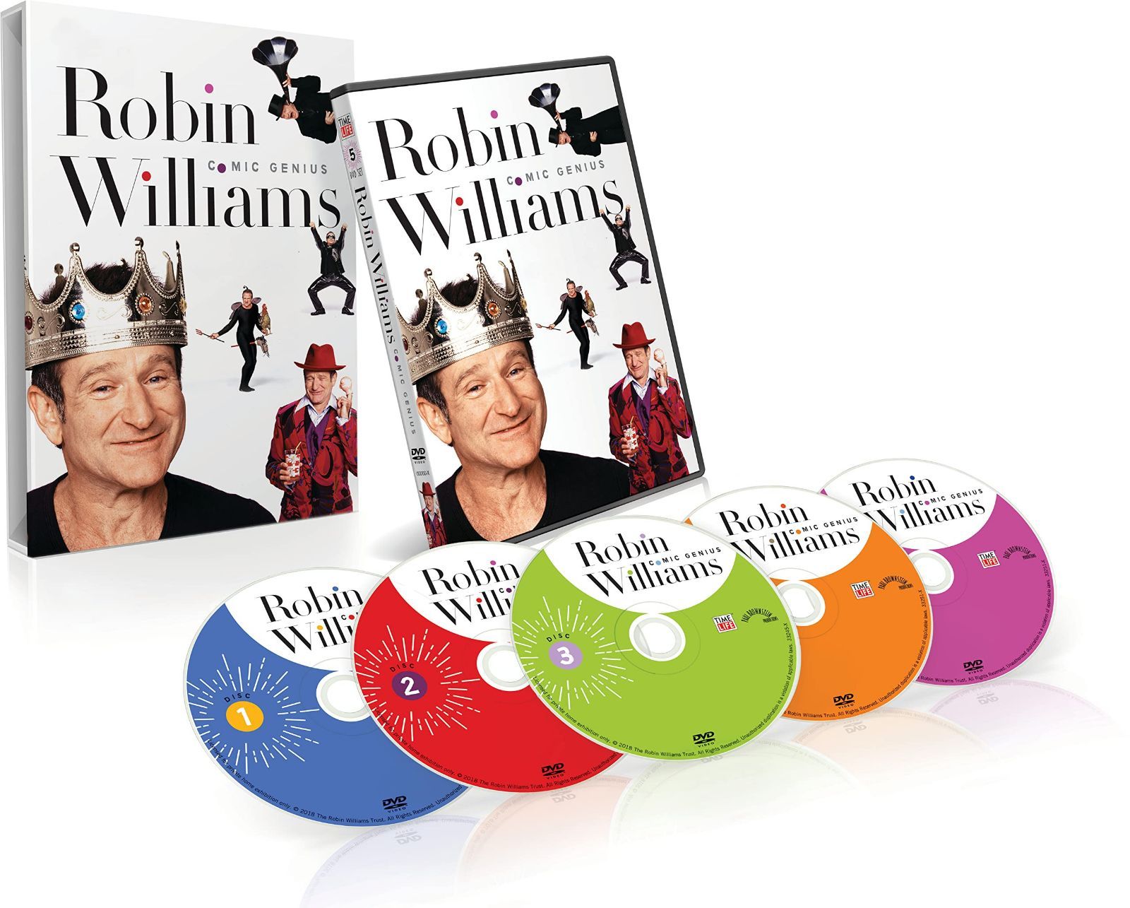 Robin Williams Comic Genius (5 Discs) [DVD]
