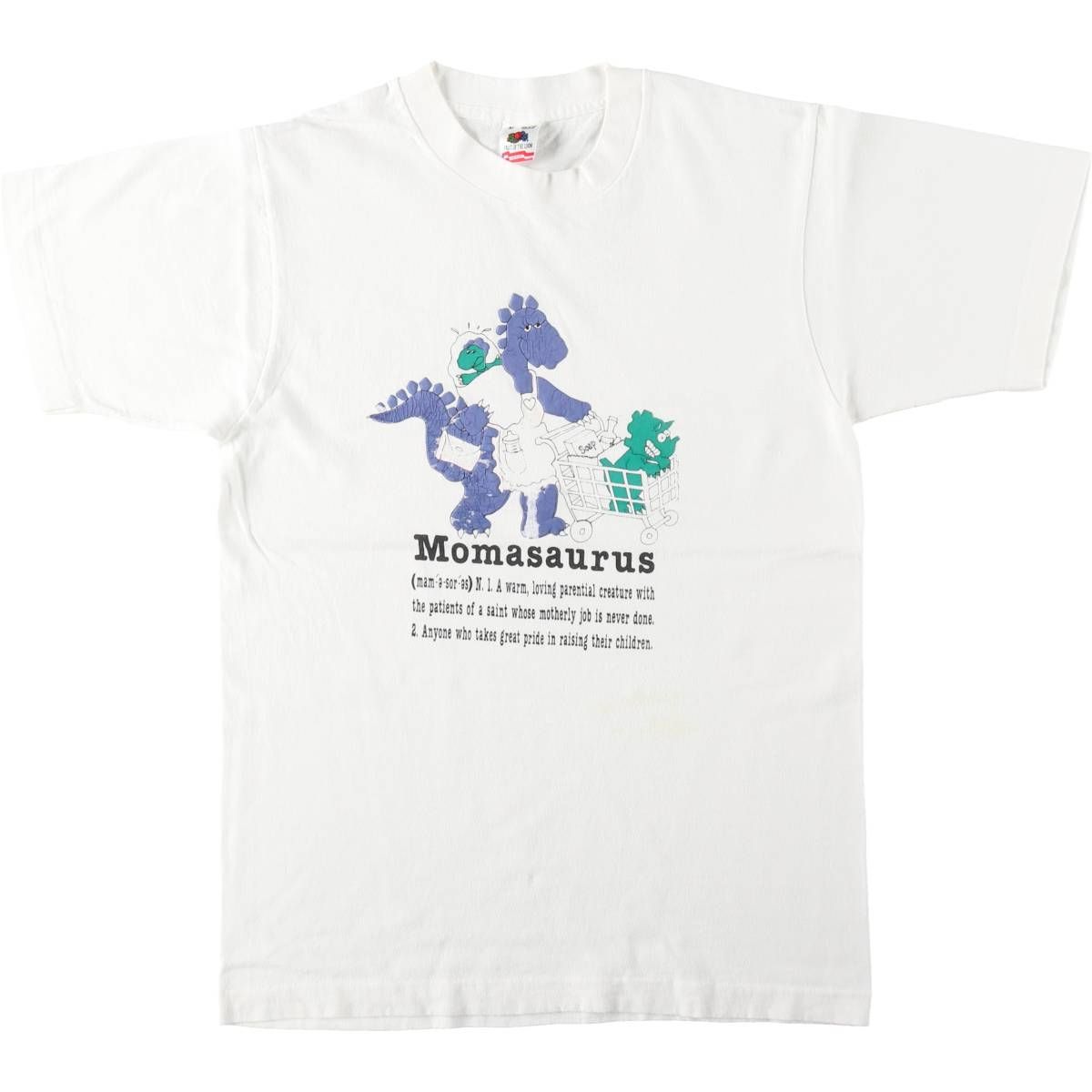 古着 90年代 フルーツオブザルーム FRUIT OF THE LOOM プリントTシャツ USA製 メンズM相当 ヴィンテージ/eaa644564
