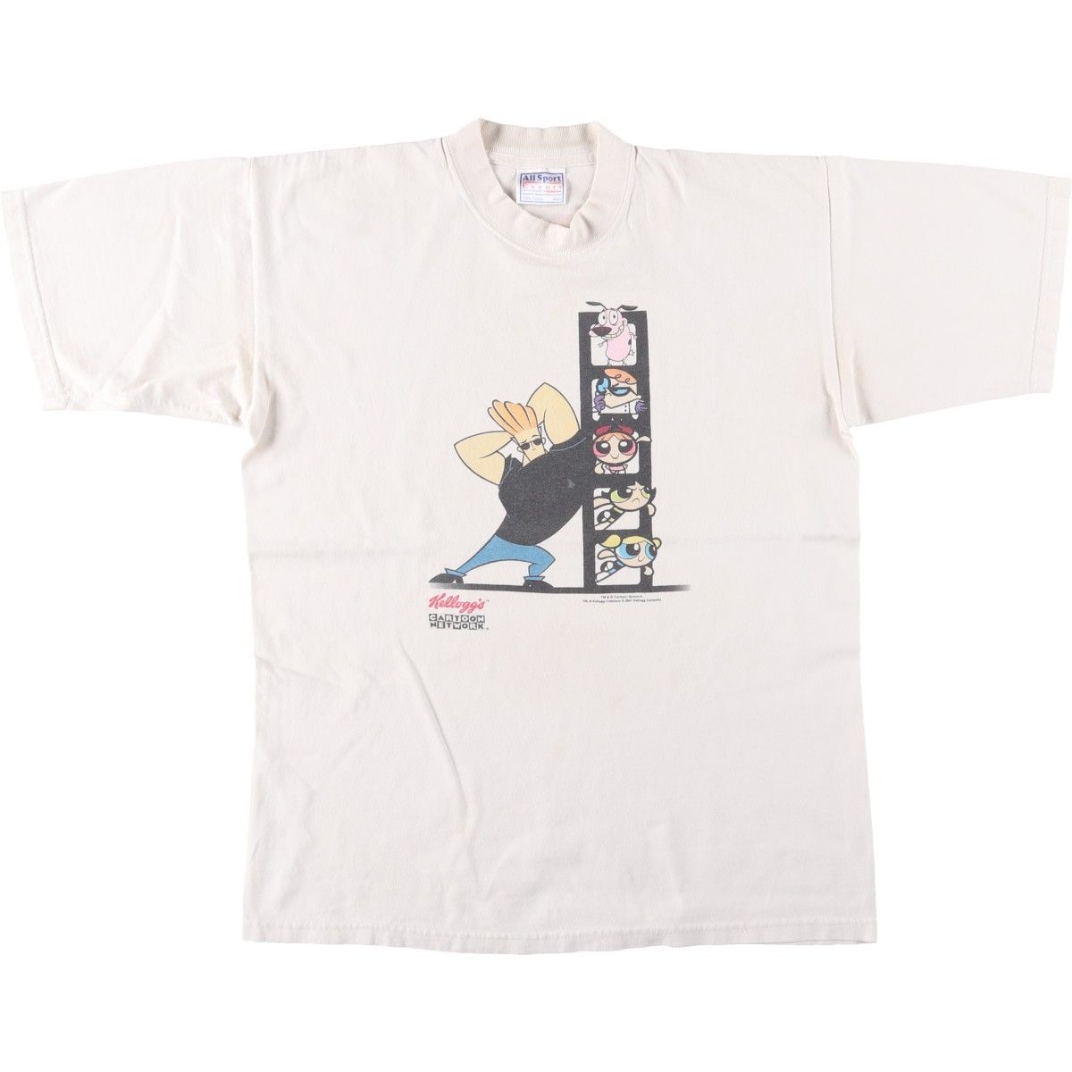 古着 00年代 All Sport CARTOON NETWORK カートゥーンネットワーク Kellogg's ケロッグ キャラクタープリントTシャツ/eaa645580