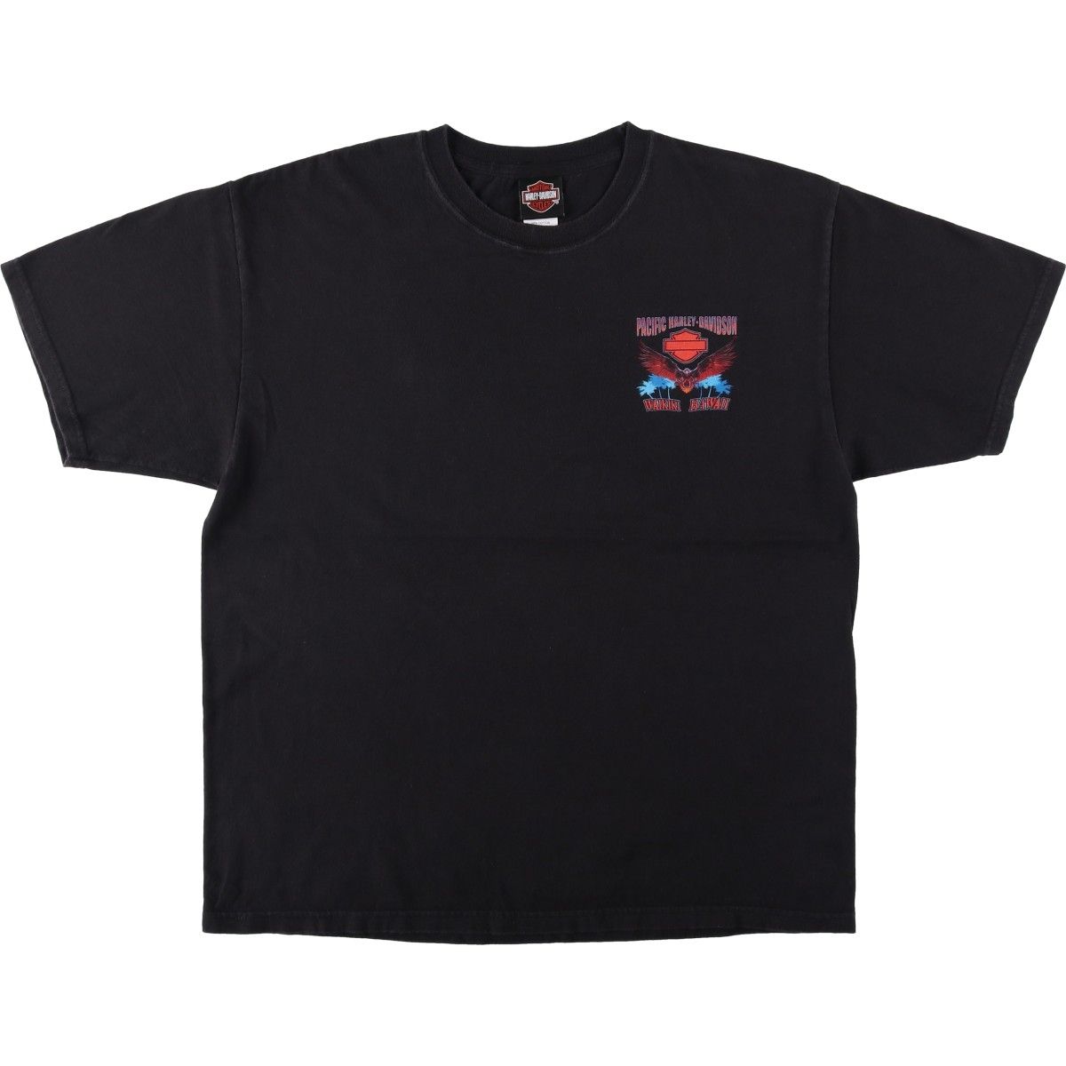 古着 Harley-Davidson ハーレーダビッドソン 鷲柄 イーグル柄 モーターサイクル バイクTシャツ メンズXL相当/eaa621055