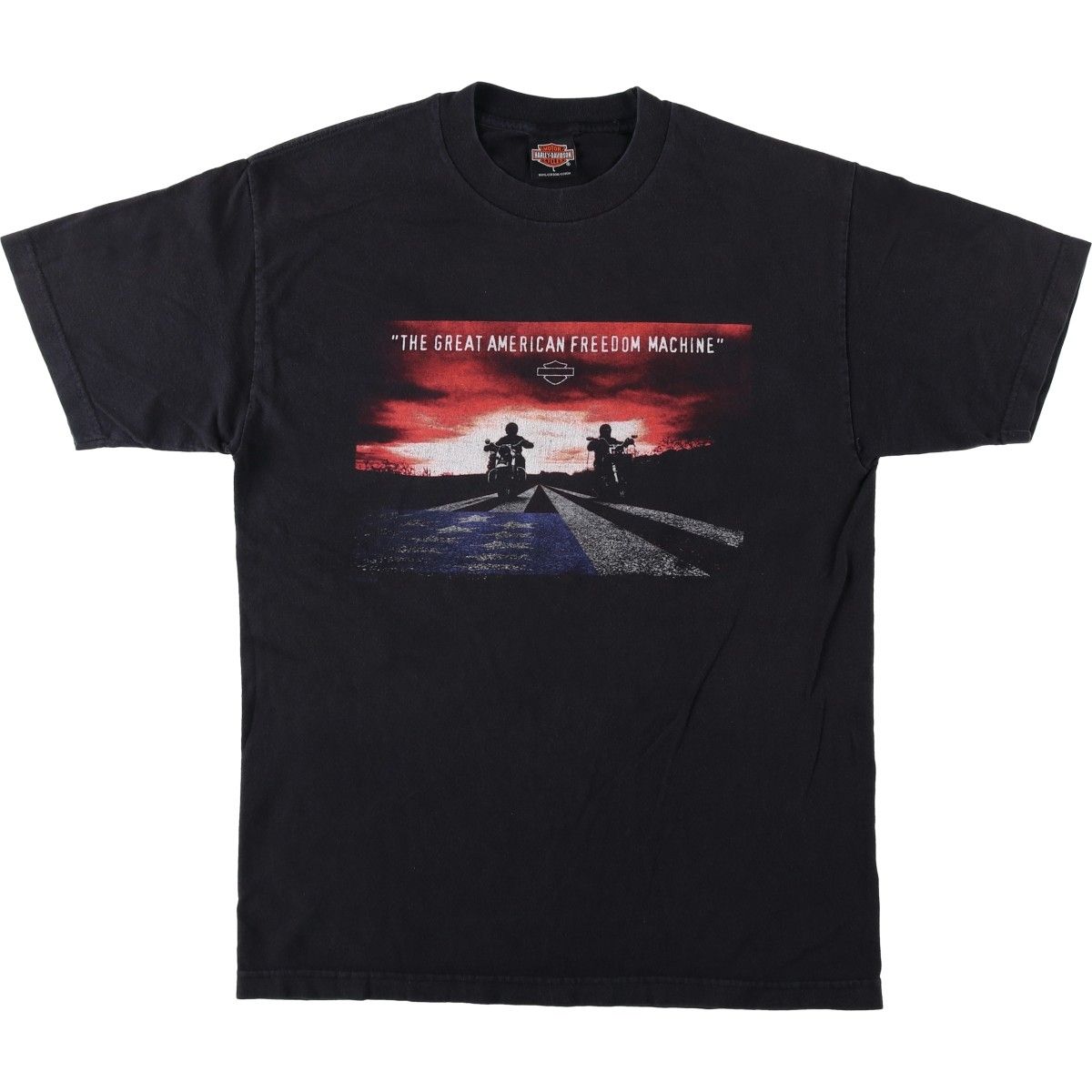 古着 ハーレーダビッドソン Harley-Davidson モーターサイクル バイクTシャツ USA製 メンズL相当/eaa621589