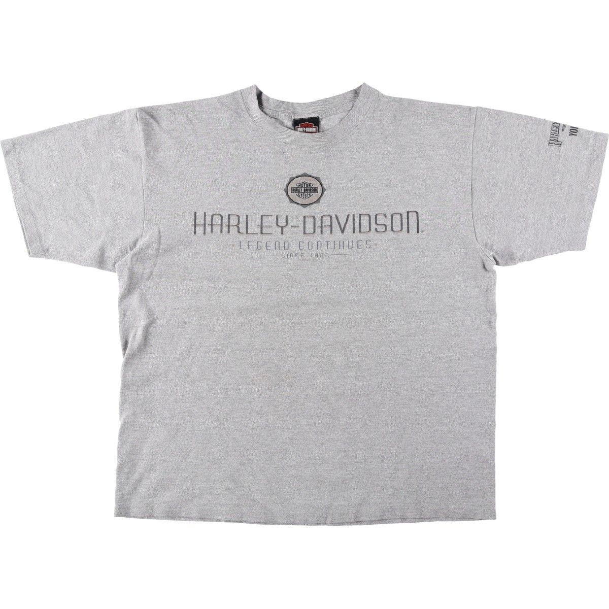 古着 ハーレーダビッドソン Harley-Davidson モーターサイクル バイクTシャツ USA製 メンズL相当/eaa621596