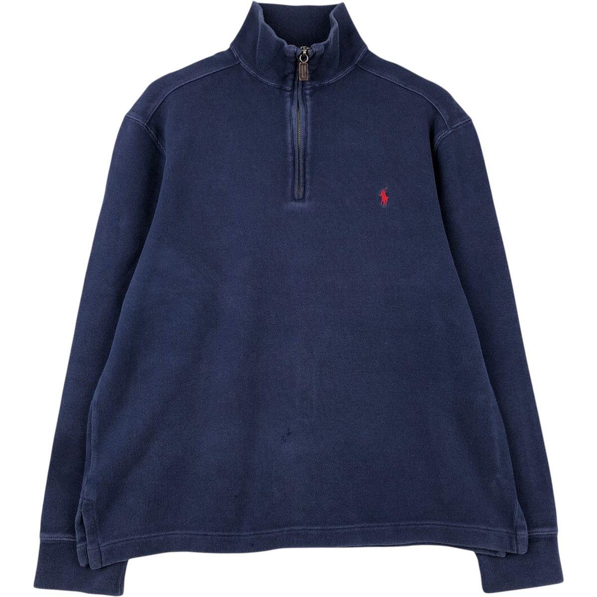 古着 ラルフローレン Ralph Lauren POLO by Ralph Lauren ハーフジップスウェットシャツ トレーナー メンズS相当/eaa647572