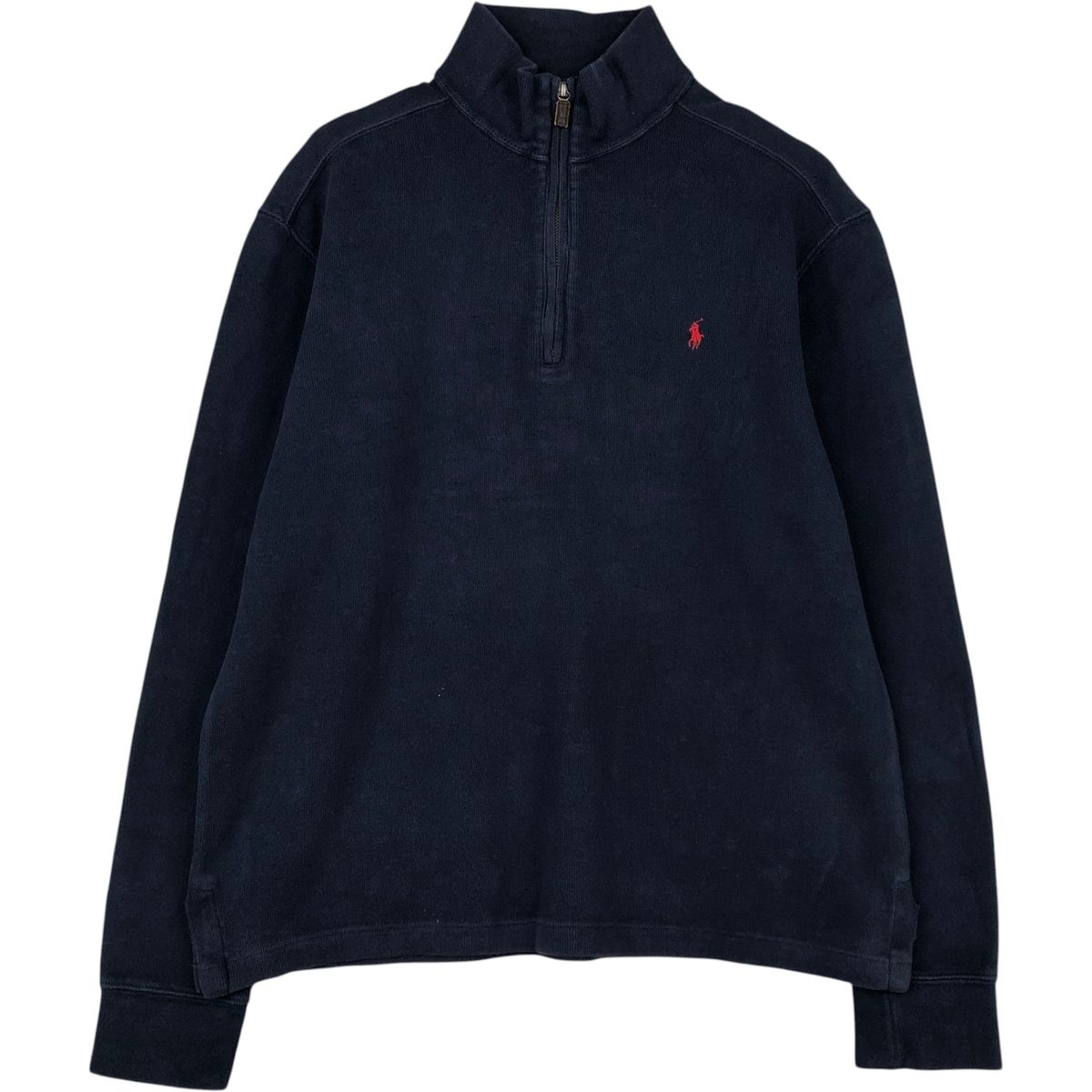古着 ラルフローレン Ralph Lauren POLO by Ralph Lauren ハーフジップスウェットシャツ トレーナー メンズM相当/eaa647574