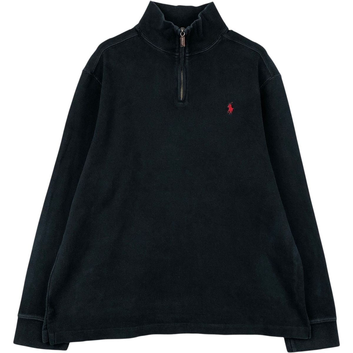 古着 ラルフローレン Ralph Lauren POLO by Ralph Lauren ハーフジップスウェットシャツ トレーナー メンズXL相当/eaa647577