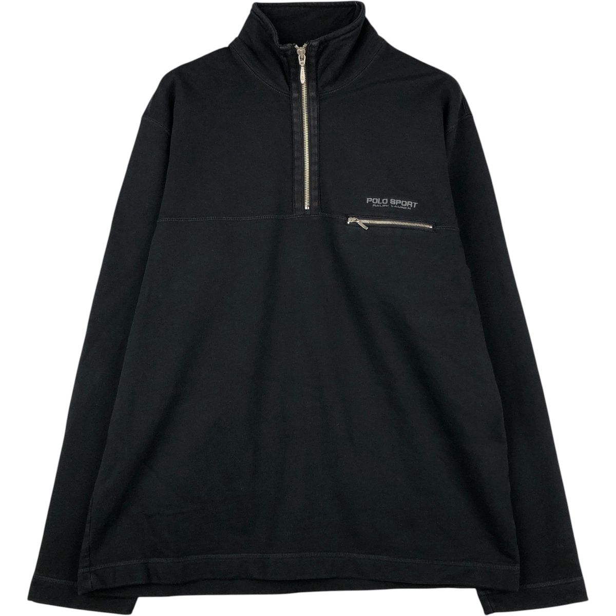 古着 90年代 ラルフローレン Ralph Lauren POLO SPORT ポロスポーツ ハーフジップスウェットシャツ トレーナー メンズL相当/eaa647589