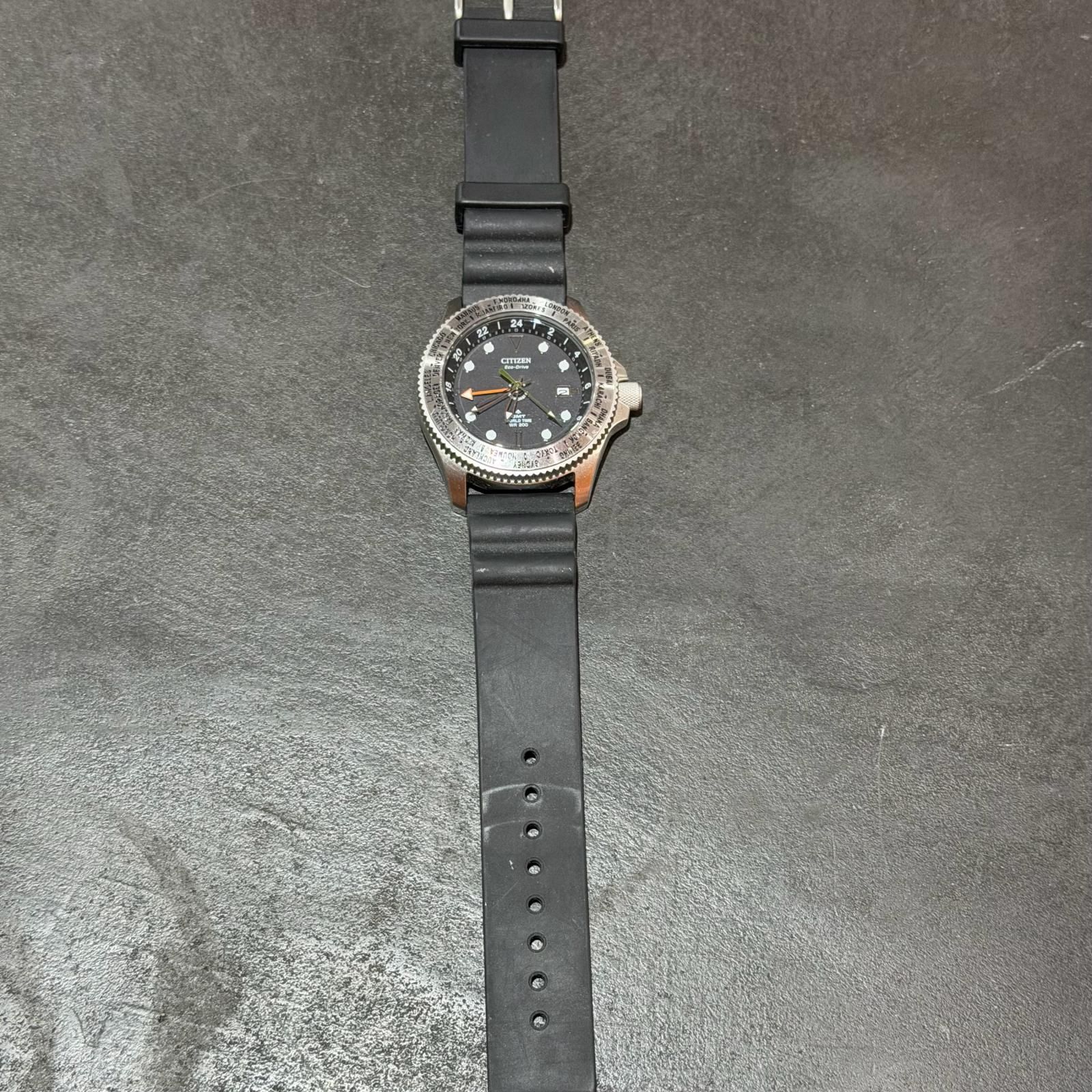 PORTER CITIZEN GMT WORLD TIME コラボ 腕時計 腕時計 ポーター ブラック F （2211M） PORTER CITIZEN GMT WORLD TIME コラボ 腕時計 腕時計 ポーター