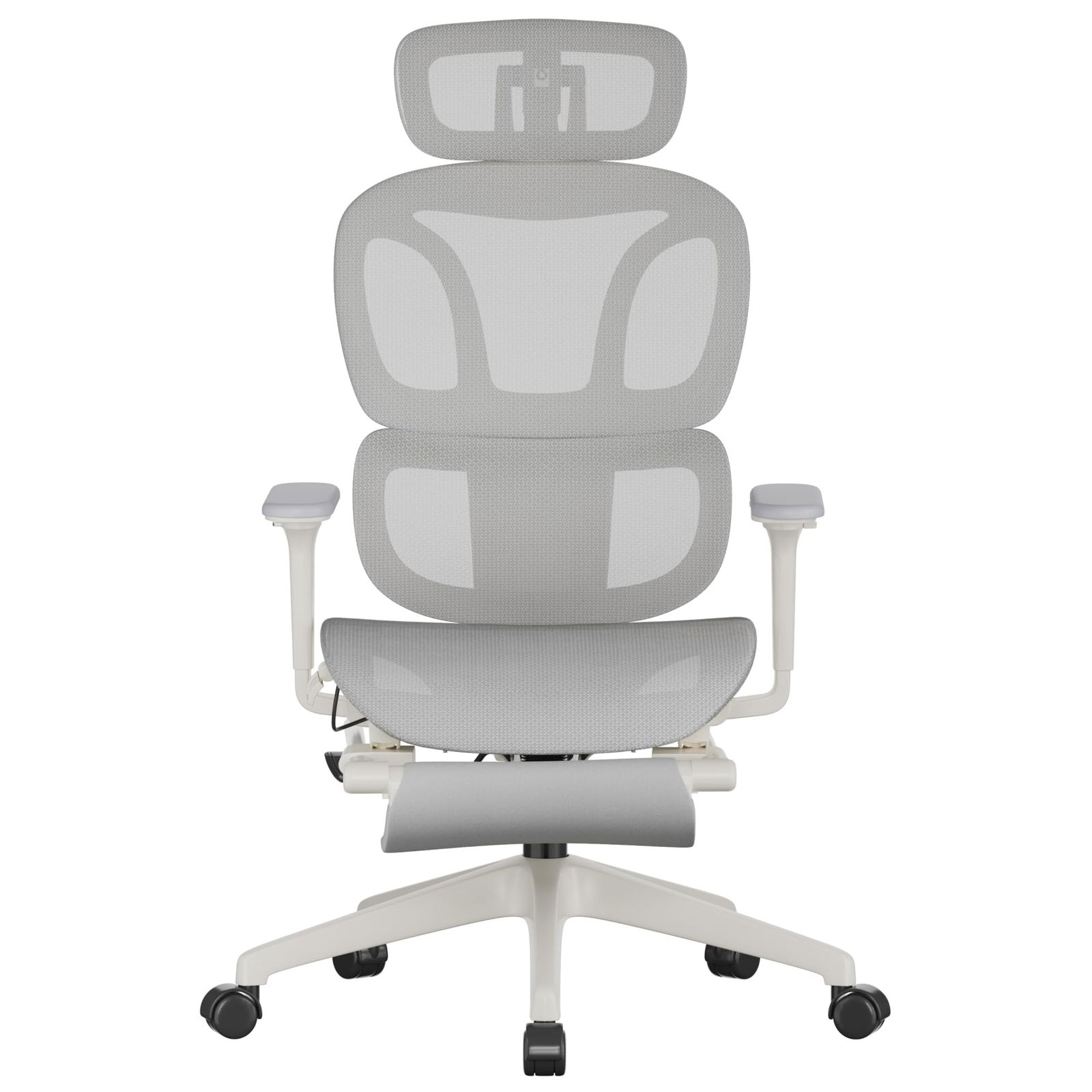 FLEXISPOT オフィスチェア デスクチェア C7 人間工学 エルゴノミクスチェア メッシュチェア 独立型ランバーサポート リクライニング可能 シンクロロッキング 座面奥行調整可能 2Dヘッドレスト 4Dアームレスト フットレスト付き C7 Lite ｍａ