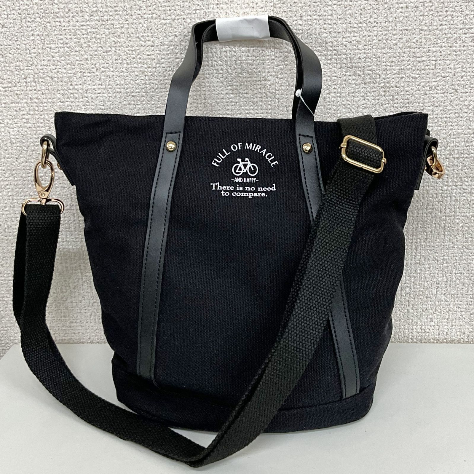 2WAY ハンドバッグ ショルダーバッグ 手提げ ミニバッグ 帆布風 綿×合 