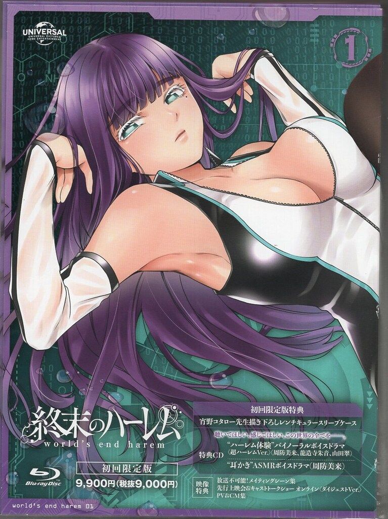 アニメBlu-ray 終末のハーレム 初回限定版 全4巻 セット