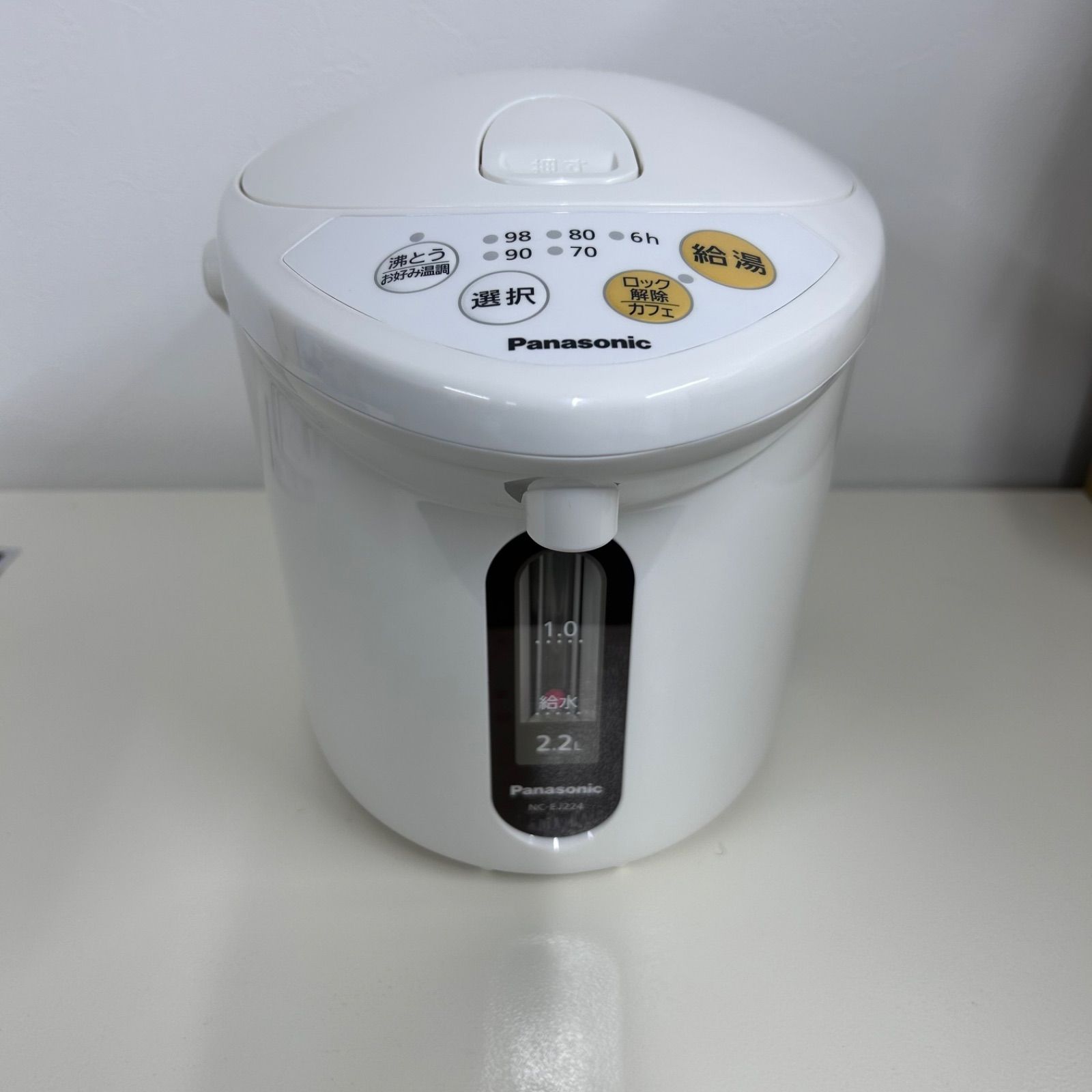 美品✨Panasonic 電気ポット NC-EJ224 2.2L - メルカリ