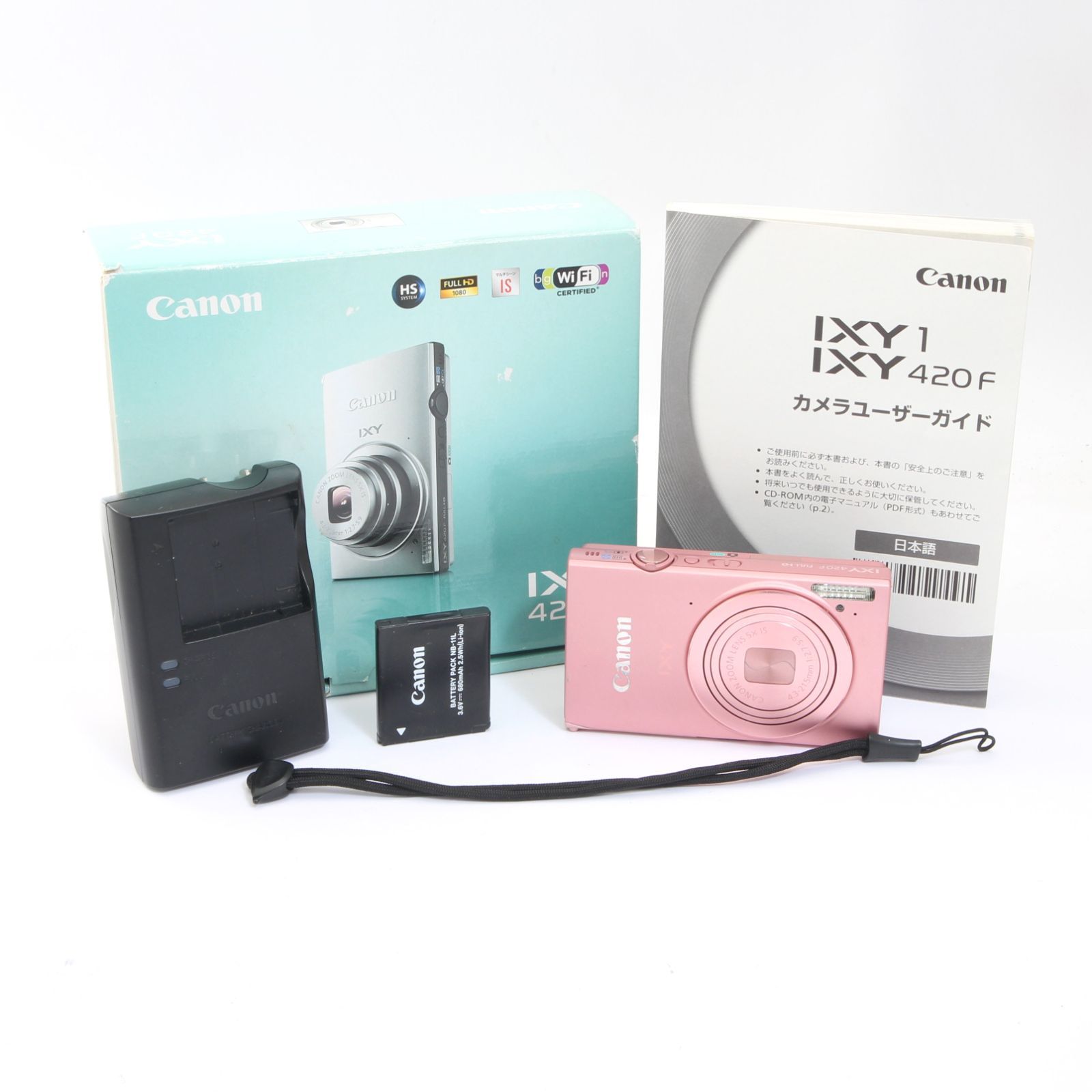 Canon IXY 420F ピンク 本体 充電器セット CANON キャノン IXY 420F ピンク コンパクトデジタルカメラ - メルカリ