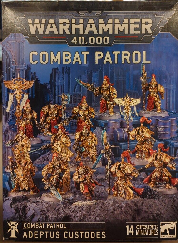 《未開封》 GAMES WORKSHOP WARHAMMER40000 ADEPTUS CUSTODES Combat Patrol Adeptus Custodes（2024） 2024