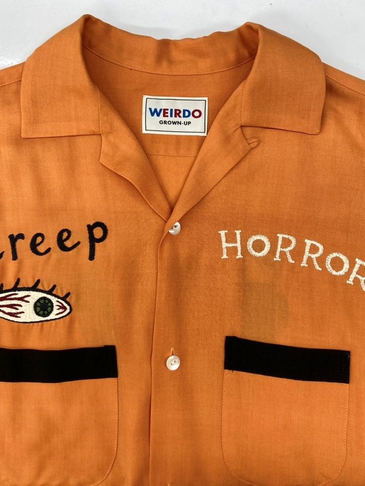 ウィアード WEIRDO 22SS S/S BOWLING SHIRTS ボーリング シャツ ボタン