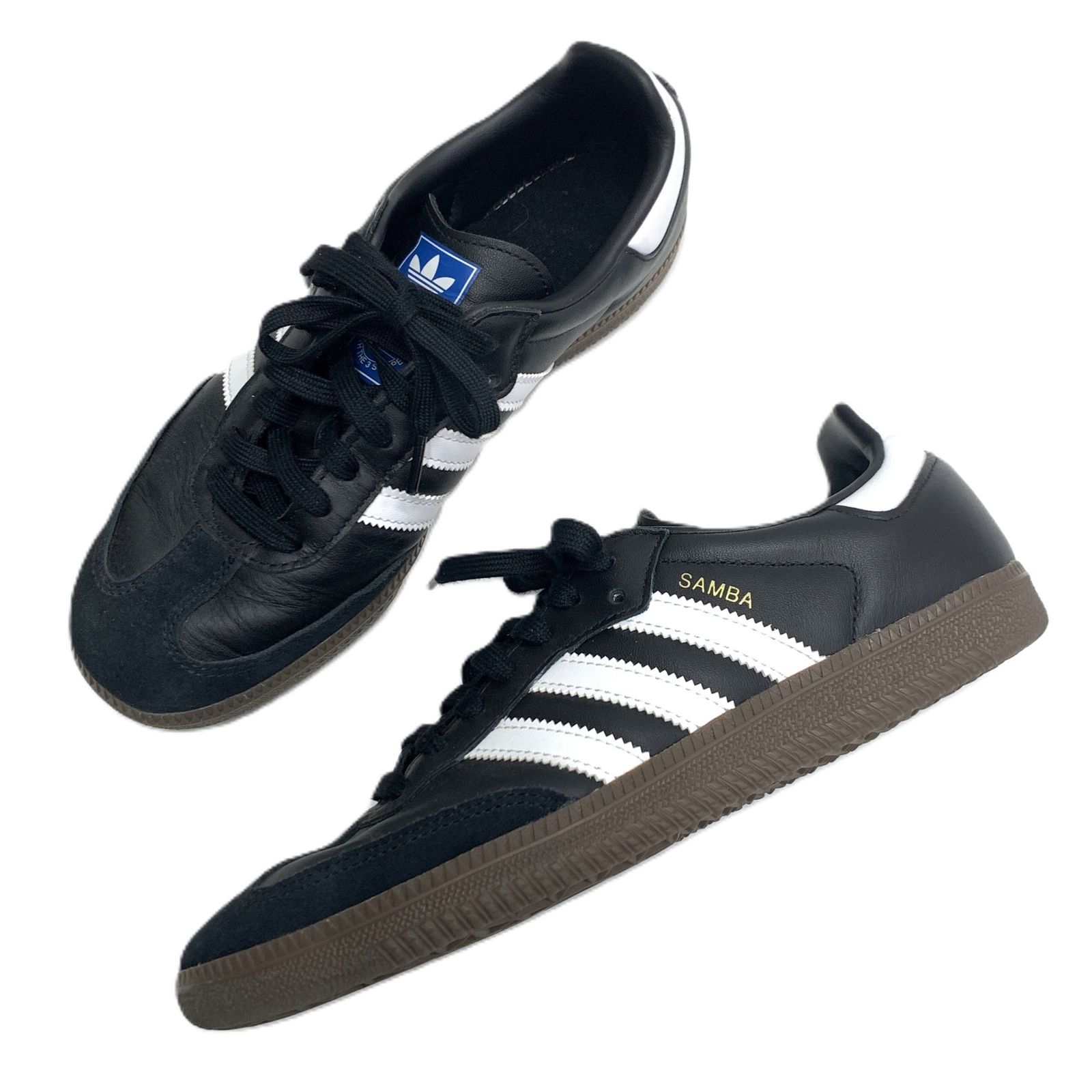 ADIDAS　アディダス　2023　B75807　SAMBA　OG　サンバ　OG　スニーカー　26.5cm　ブラック