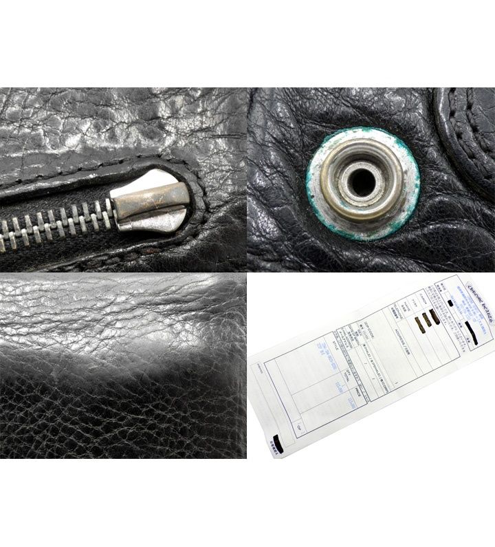 クロムハーツ CHROME HEARTS 【 2ZIP 】 2ジップ クロス ボタン レザー