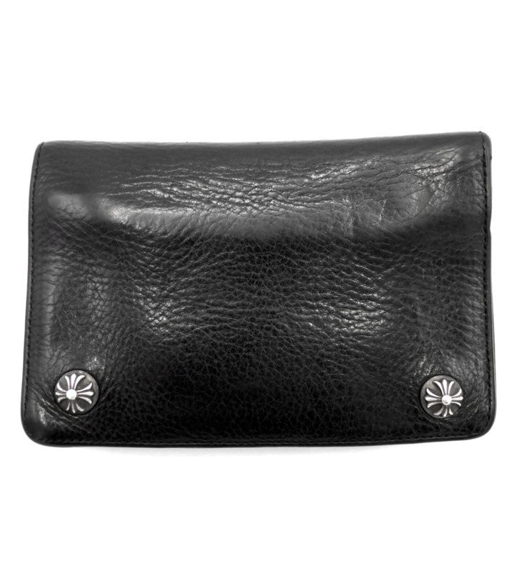 クロムハーツ CHROME HEARTS 【 2ZIP 】 2ジップ クロス ボタン レザー