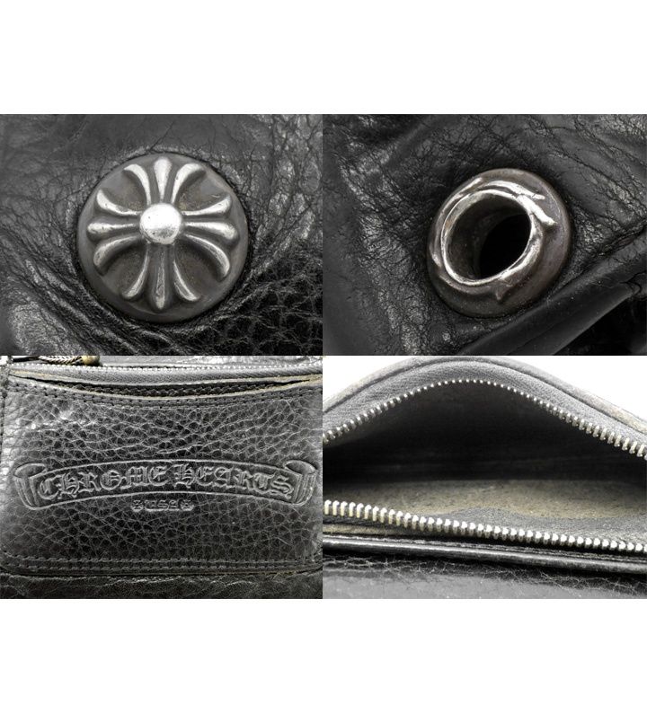 原本付】CHROME HEARTS/クロムハーツ 2ジップウォレット ブランド別 く