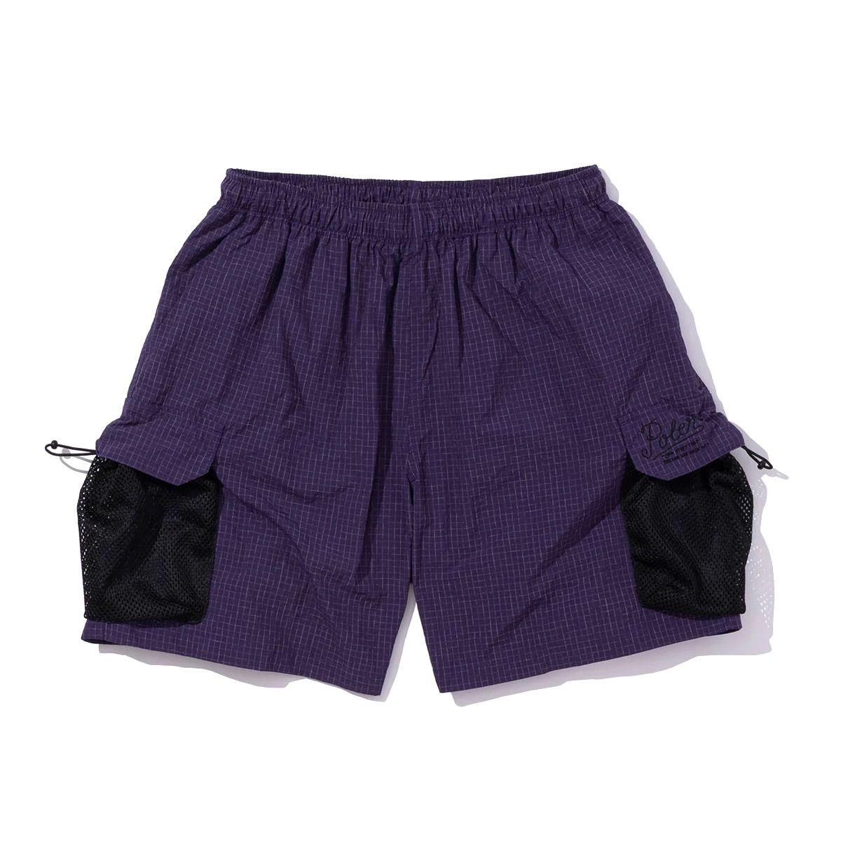 POLER SHIRRING NYLON PARACHUTE SHORTS 261mcv0004 ポーラー ナイロンショートパンツ