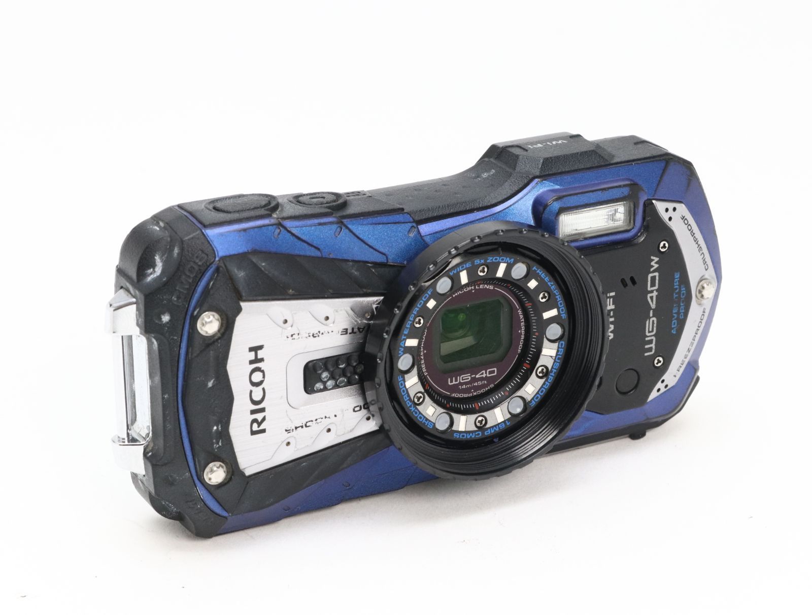 B+ (並品) RICOH リコー WG-40W ブルー 初期不良返品対応 66-67 - メルカリ