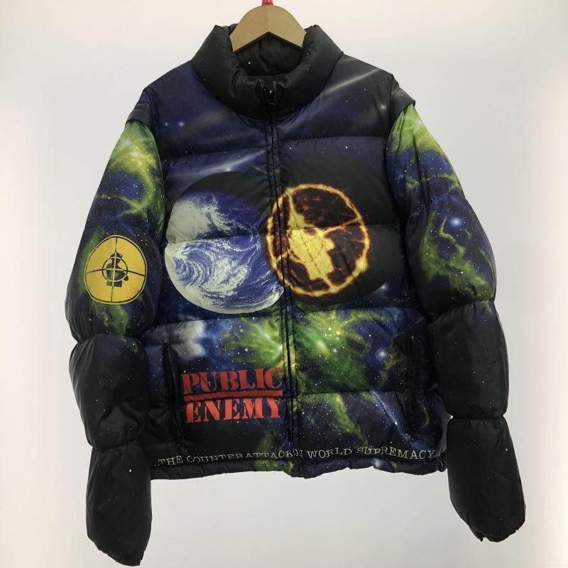 中古】Supreme×UNDERCOVER 18SS Public Enemy Puffy Jacket L ブラック