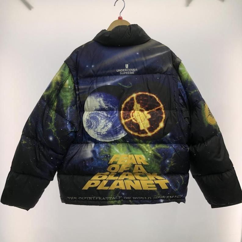 中古】Supreme×UNDERCOVER 18SS Public Enemy Puffy Jacket L ブラック